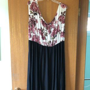 Gus Sloan Black and Floral Dress